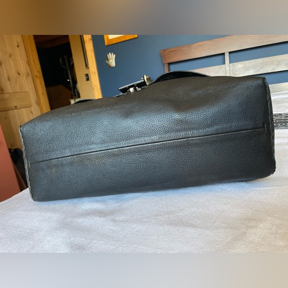 Black Leather Crossbody Bag - Picture 10 of 16
